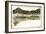 Litho Hamburg Altona Blankenese, Dampfer, Badeanstalt-null-Framed Giclee Print