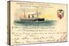 Litho S. S. St. Paul, American Line U.S. Mail Steamer-null-Stretched Canvas