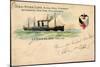 Litho S. S.Vaderland, Red Star Line, Royal Mail Steamer-null-Mounted Giclee Print