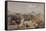 Lithograph from 'The Holy Land, Syria, Idumea, Arabia, Egypt and Nubia'-David Roberts-Framed Stretched Canvas