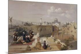 Lithograph from 'The Holy Land, Syria, Idumea, Arabia, Egypt and Nubia'-David Roberts-Mounted Premium Giclee Print