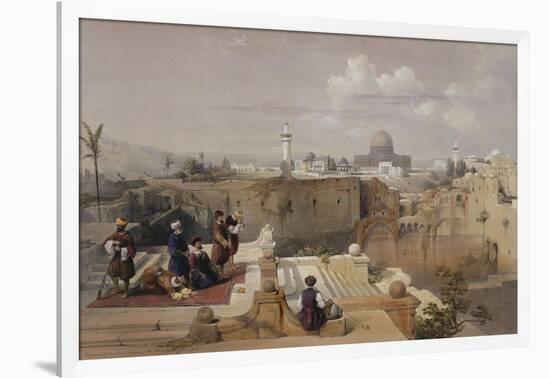 Lithograph from 'The Holy Land, Syria, Idumea, Arabia, Egypt and Nubia'-David Roberts-Framed Giclee Print