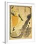 Lithograph Jane Avril, 1893-Henri de Toulouse-Lautrec-Framed Giclee Print