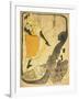 Lithograph Jane Avril, 1893-Henri de Toulouse-Lautrec-Framed Giclee Print