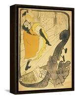 Lithograph Jane Avril, 1893-Henri de Toulouse-Lautrec-Framed Stretched Canvas