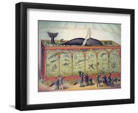 Lithograph of 19th Century Traveling Aquarium-null-Framed Giclee Print