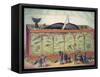 Lithograph of 19th Century Traveling Aquarium-null-Framed Stretched Canvas