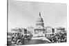 Lithograph of Capitol in Washington DC-null-Stretched Canvas