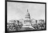 Lithograph of Capitol in Washington DC-null-Framed Giclee Print