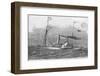 Lithograph of Confederate Blockade Runner Colonel Lamb-null-Framed Photographic Print