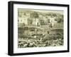 Lithograph of Excavations at the North Side of Quadrangle-null-Framed Giclee Print