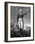 Lithograph of George Washington in uniform during the American Revolutionary War.-Vernon Lewis Gallery-Framed Art Print