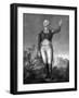 Lithograph of George Washington in uniform during the American Revolutionary War.-Vernon Lewis Gallery-Framed Art Print