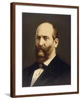 Lithograph of James A. Garfield-null-Framed Giclee Print