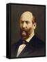 Lithograph of James A. Garfield-null-Framed Stretched Canvas