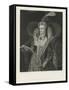 Lithograph of Queen Elizabeth-null-Framed Stretched Canvas