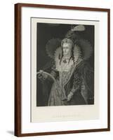 Lithograph of Queen Elizabeth-null-Framed Giclee Print