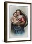 Lithograph of Raphael's Sistine Madonna-null-Framed Giclee Print