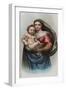 Lithograph of Raphael's Sistine Madonna-null-Framed Giclee Print