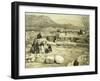 Lithograph of the Excavation of the Temple of Mars-Thomas Picken-Framed Giclee Print