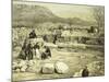 Lithograph of the Excavation of the Temple of Mars-Thomas Picken-Mounted Giclee Print