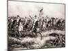 Lithograph of Theodore Roosevelt and the Rough Riders Charging San Juan Hill-null-Mounted Giclee Print