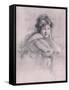 'Lithograph portrait of a woman', c1905-Albert de Belleroche-Framed Stretched Canvas