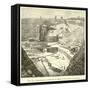 Lithographic Limestone Quarries of Solnhofen in Bavaria-null-Framed Stretched Canvas