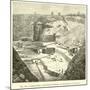 Lithographic Limestone Quarries of Solnhofen in Bavaria-null-Mounted Giclee Print