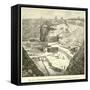Lithographic Limestone Quarries of Solnhofen in Bavaria-null-Framed Stretched Canvas