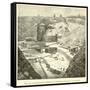 Lithographic Limestone Quarries of Solnhofen in Bavaria-null-Framed Stretched Canvas