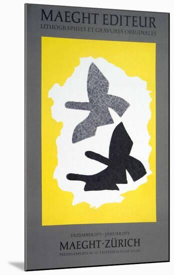 Lithographie, 1973-Georges Braque-Mounted Collectable Print