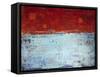 Lithosphere XXXV-Hilary Winfield-Framed Stretched Canvas