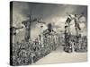 Lithuania, Central Lithuania, Siauliai, Hill of Crosses, Religious Pilgrimage Site-Walter Bibikow-Stretched Canvas