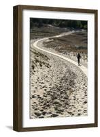 Lithuania, Curonian Spit, Perwalka, Drifting Sand Dune, Path-Catharina Lux-Framed Photographic Print