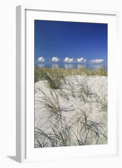 Lithuania, Curonian Spit, the Baltic Sea with Clouds-Catharina Lux-Framed Photographic Print