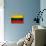 Lithuania Flag Design with Wood Patterning - Flags of the World Series-Philippe Hugonnard-Stretched Canvas displayed on a wall