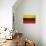 Lithuania Flag Design with Wood Patterning - Flags of the World Series-Philippe Hugonnard-Stretched Canvas displayed on a wall