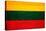 Lithuania Flag Design with Wood Patterning - Flags of the World Series-Philippe Hugonnard-Stretched Canvas