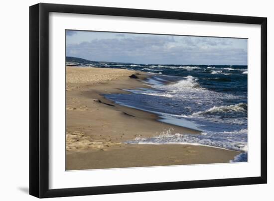 Lithuania, Klaipeda County, Curonian Spit, Nida, Beach-null-Framed Giclee Print