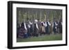 Lithuania, Klaipeda, Curonian Spit, Torch Lit Procession of People Wearing Traditional Clothing-null-Framed Giclee Print