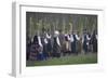 Lithuania, Klaipeda, Curonian Spit, Torch Lit Procession of People Wearing Traditional Clothing-null-Framed Giclee Print