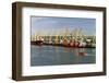 Lithuania, Klaipeda (Memel), Harbour, Cranes-Catharina Lux-Framed Photographic Print