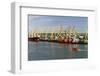 Lithuania, Klaipeda (Memel), Harbour, Cranes-Catharina Lux-Framed Photographic Print