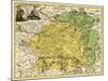 Lithuania - Panoramic Map-Lantern Press-Mounted Art Print