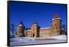 Lithuania, Trakai, Gothic Trakai Island Castle, Situated on Lake Galve-null-Framed Stretched Canvas