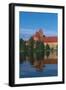 Lithuania, Trakai Historical National Park, Lake Galves and Red Brick Gothic Castle-null-Framed Giclee Print