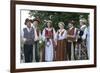 Lithuania, Vilnius County, Kernave, Midsummer's Day Celebration-null-Framed Giclee Print