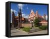 Lithuania, Vilnius, St. Anne and Bernardine Church-Walter Bibikow-Framed Stretched Canvas