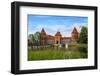 Lithuania, Vilnius. Trakai Castle and Galve lake-Miva Stock-Framed Photographic Print